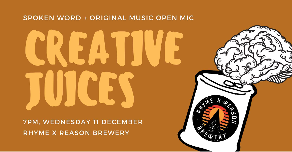 Creative Juices Spoken Word & Open Mic Night – December Edition