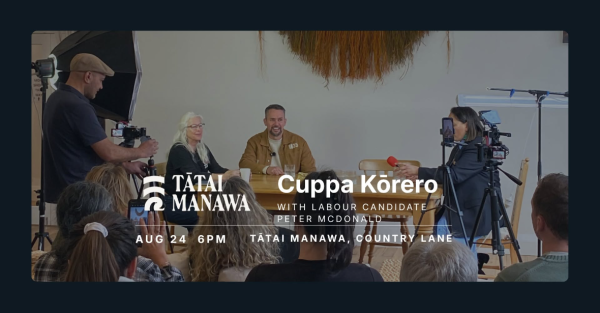 Te Wāhi Toi - Cuppa Kōrero with Labour candidate Peter McDonald