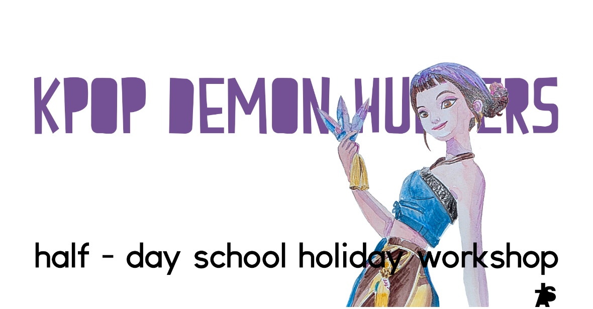 KPop Demon Hunters - a half day School Holiday Art Workshop - Little Art School