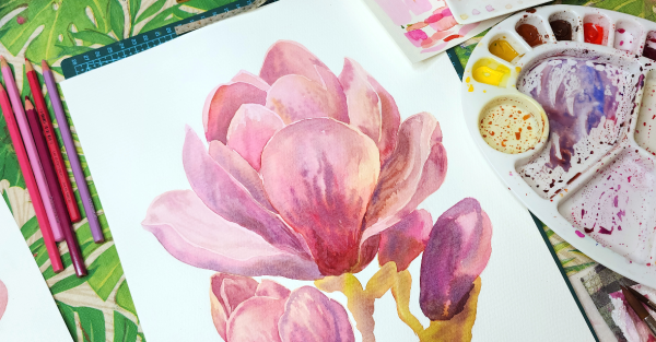 Te Wāhi Toi - Botanical Watercolour Course with Kasia Hebda - 10 November