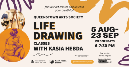 Te Wāhi Toi - QAS Life Drawing Classes with Kasia Hebda - 26 August