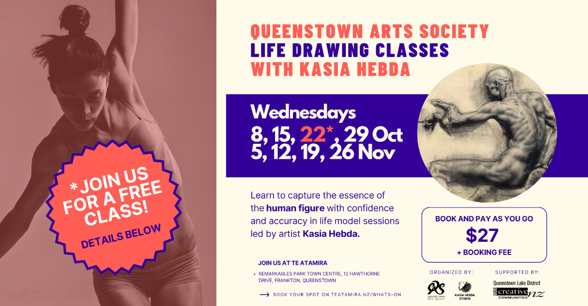 FREE CLASS - QAS Life Drawing Classes with Kasia Hebda - 22 October