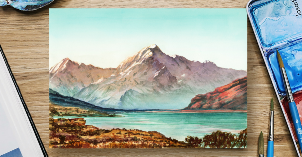 Te Wāhi Toi - Mt Cook • Watercolour Landscape Workshop with Kasia Hebda