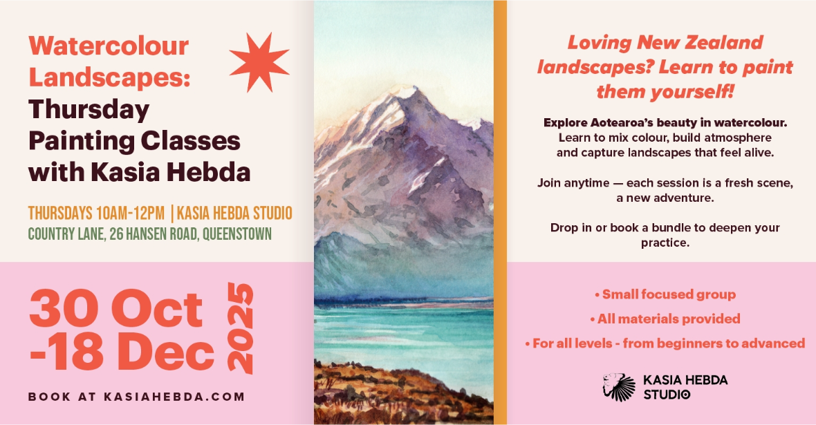 Watercolour Landscapes: Thursday Painting Classes with Kasia Hebda - 6 November